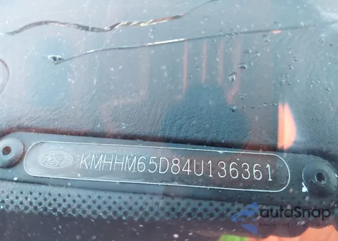 2004 Hyundai Tiburon из США, поврежденный, VIN KMHHM65D84U136361